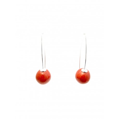 Gevole - boucles d'oreilles Griotte